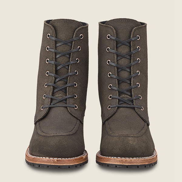 Red Wing Heritage Boots Clara - Heeled Acampo Leather - Dark Grey - Womens VEK318590